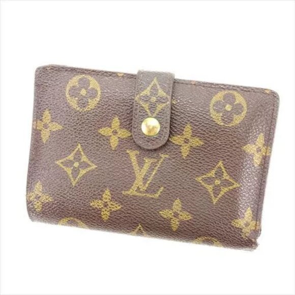 Louis Vuitton Wallet Purse Coin purse Monogram Brown Woman Authentic Used Y517 - Picture 1 of 5